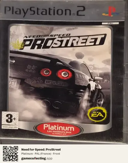 Need for Speed: ProStreet PlayStation 2, France box front