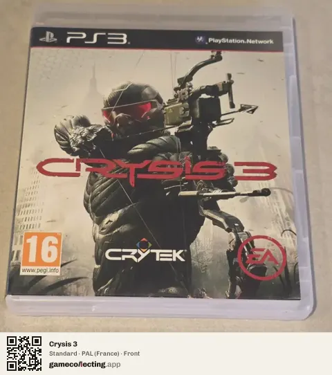 Crysis 3 PlayStation 3, France box front
