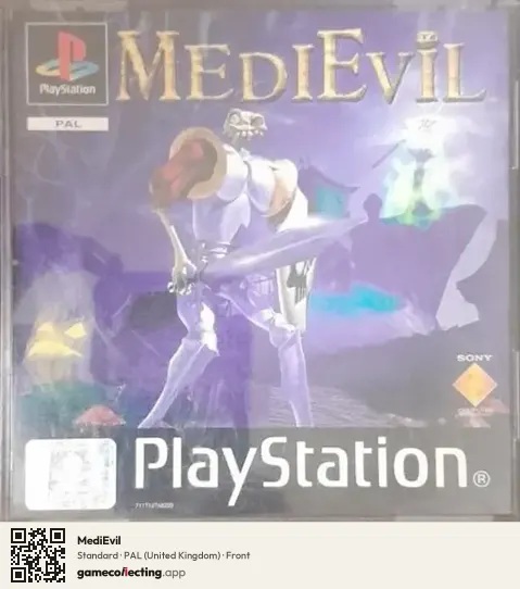 MediEvil PlayStation, United Kingdom box front