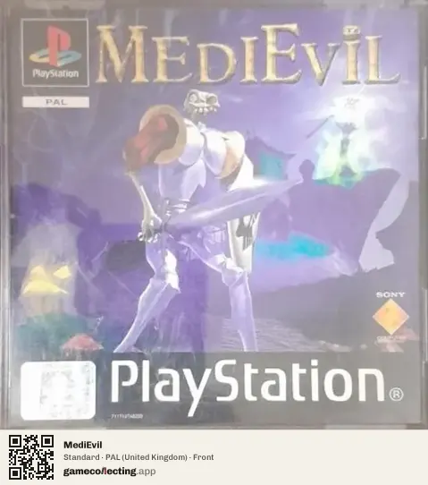 MediEvil PlayStation, United Kingdom box front