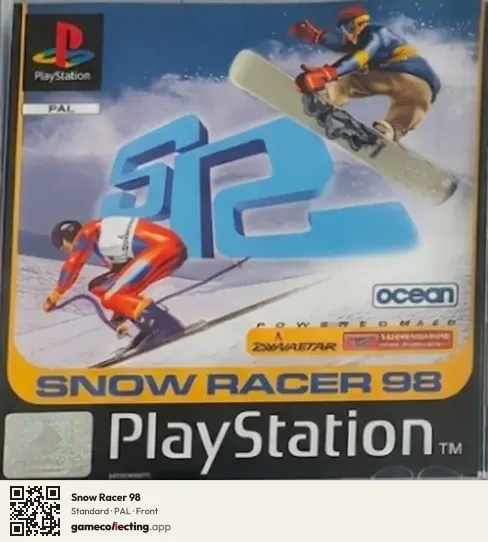 Snow Racer 98 PlayStation, PAL box front