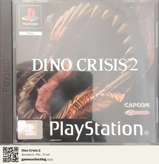 Dino Crisis 2 PlayStation, PAL box front