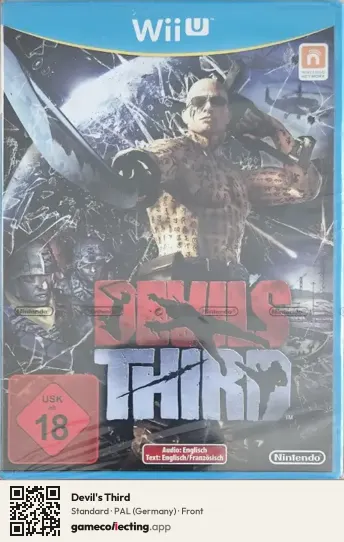 Devil's Third Nintendo Wii U, Germany box front