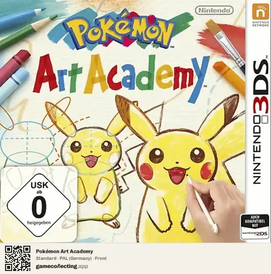 Pokémon Art Academy Nintendo 3DS, Germany box front