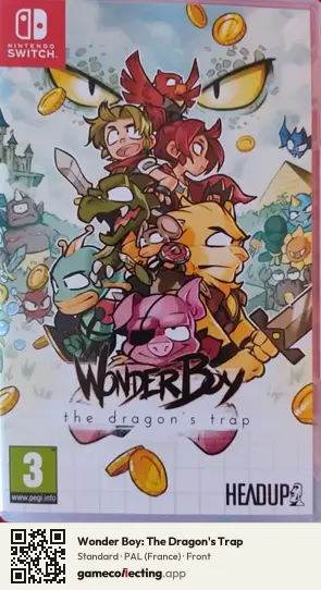 Wonder Boy: The Dragon's Trap Nintendo Switch, France box front