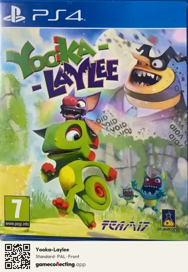 Yooka-Laylee PlayStation 4, PAL box front