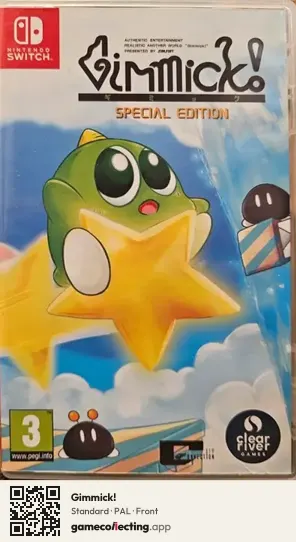Gimmick! Nintendo Switch, PAL box front