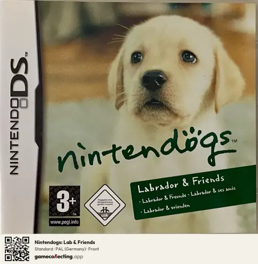 Nintendogs: Lab & Friends Nintendo DS, Germany box front