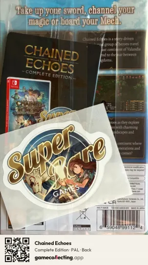 Chained Echoes Nintendo Switch, PAL box back