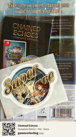 Chained Echoes Nintendo Switch, PAL box back