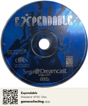 Expendable Sega Dreamcast, NTSC disc