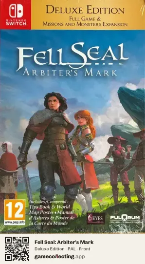 Fell Seal: Arbiter's Mark Nintendo Switch, PAL box front