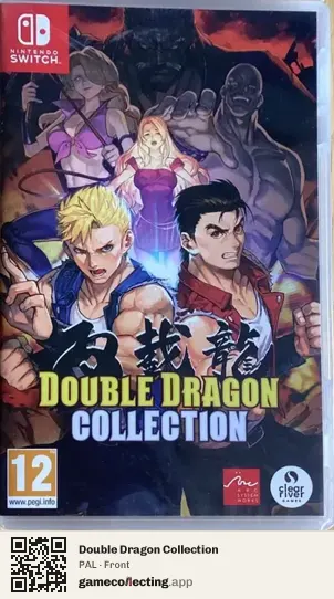 Double Dragon Collection Nintendo Switch, PAL box front