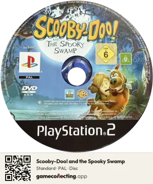 Scooby-Doo! and the Spooky Swamp PlayStation 2, PAL disc