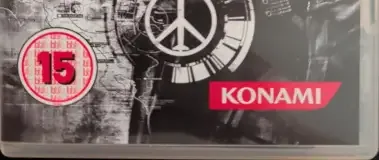 Metal Gear Solid: Peace Walker, the BBFC circle on its front