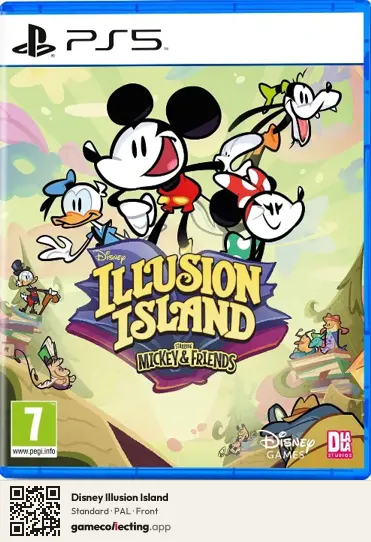 Disney Illusion Island PlayStation 5, PAL box front