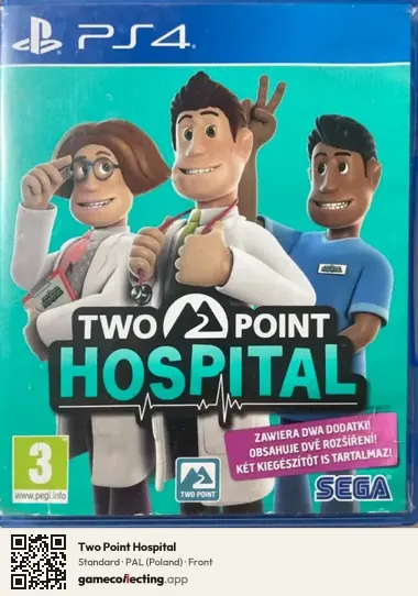 Two Point Hospital PlayStation 4, Poland box front