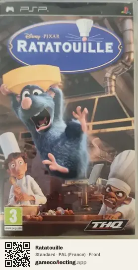 Ratatouille PlayStation Portable, France box front