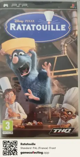 Ratatouille PlayStation Portable, France box front