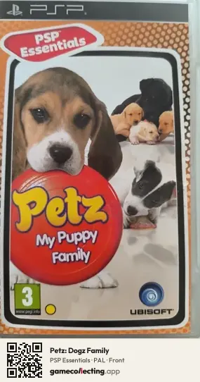 Petz: Dogz Family PlayStation Portable, PAL box front