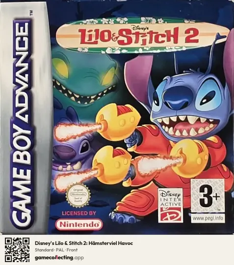 Disney's Lilo & Stitch 2: Hämsterviel Havoc Game Boy Advance, PAL box front