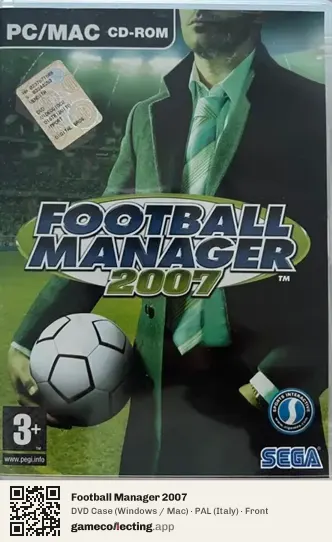 Football Manager 2007 Computer, Italy box front