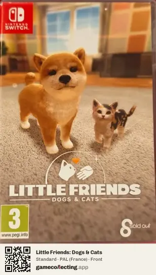 Little Friends: Dogs & Cats Nintendo Switch, France box front
