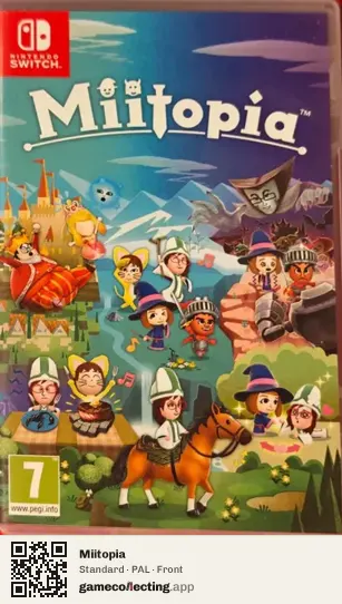 Miitopia Nintendo Switch, PAL box front