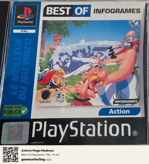 Asterix Mega Madness PlayStation, PAL box front