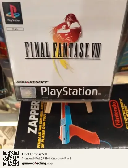 Final Fantasy VIII PlayStation, United Kingdom box front