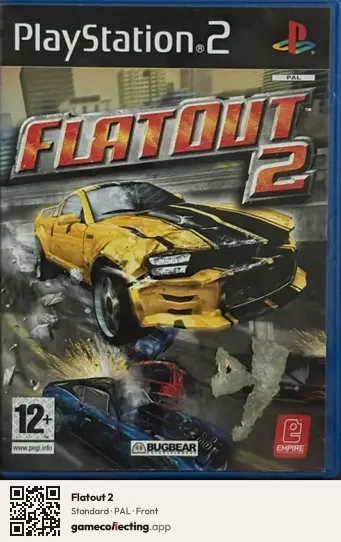 Flatout 2 PlayStation 2, PAL box front