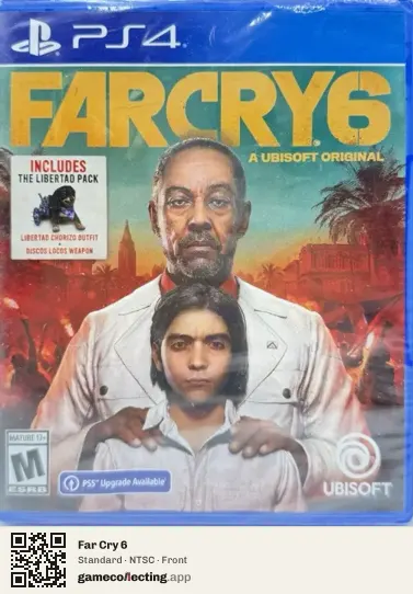 Far Cry 6 PlayStation 4, NTSC box front