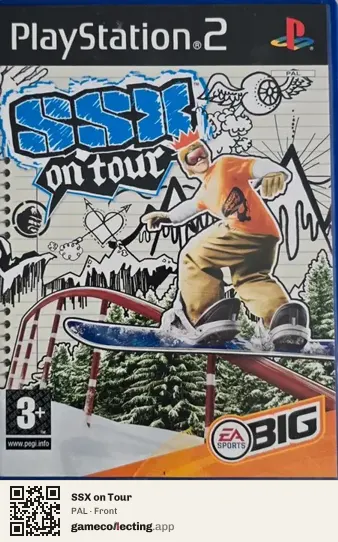 SSX on Tour PlayStation 2, PAL box front