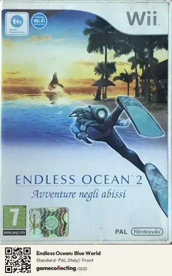 Endless Ocean: Blue World Nintendo Wii, Italy box front