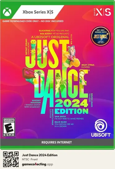 Just Dance 2024 Edition Xbox Series X, NTSC box front