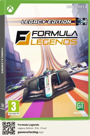 Formula Legends Xbox Series X, PAL box front
