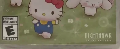 Hello Kitty and Friends: Freeze Tag Party, the ESRB box on its front