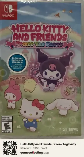 Hello Kitty and Friends: Freeze Tag Party Nintendo Switch, NTSC box front