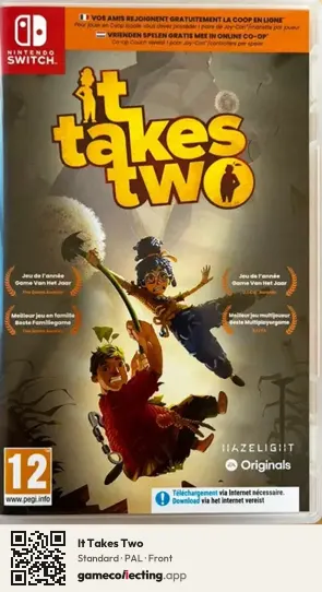 It Takes Two Nintendo Switch, PAL box front