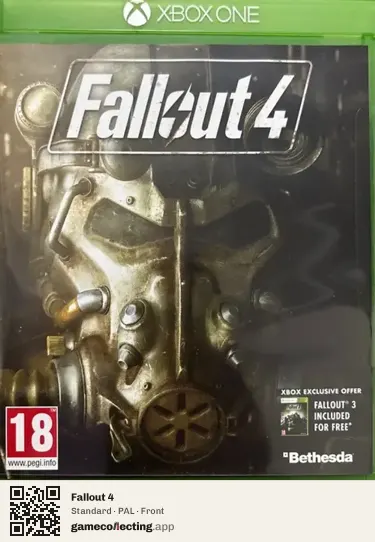 Fallout 4 Xbox One, PAL box front