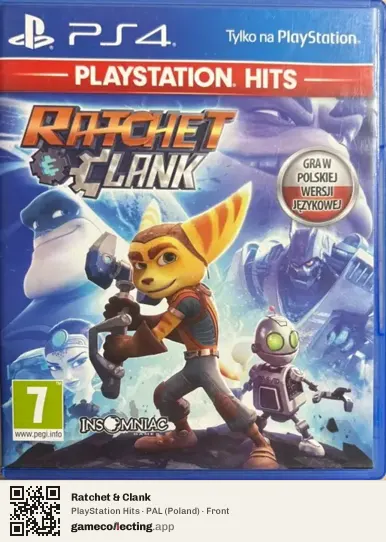 Ratchet & Clank PlayStation 4, Poland box front