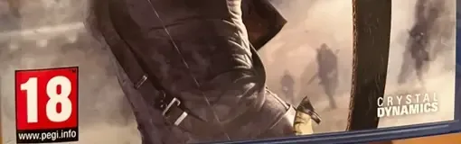 Tomb Raider, the PEGI square on its front