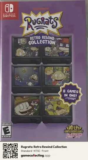 Rugrats: Retro Rewind Collection Nintendo Switch, NTSC box front
