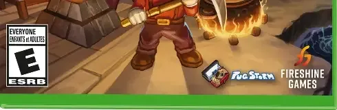 Core Keeper, the ESRB box on its front