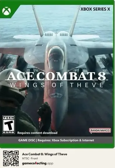 Ace Combat 8: Wings of Theve Xbox Series X, NTSC box front