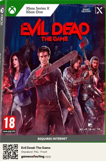 Evil Dead: The Game Xbox Series X, PAL box front