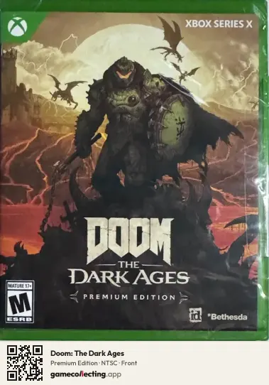Doom: The Dark Ages Xbox Series X, NTSC box front