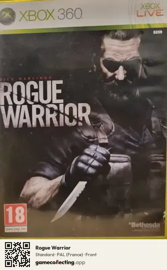 Rogue Warrior Xbox 360, France box front