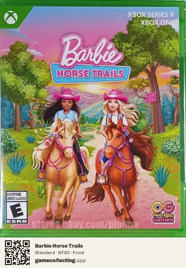 Barbie Horse Trails Xbox Series X, NTSC box front