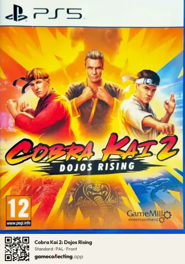 Cobra Kai 2: Dojos Rising PlayStation 5, PAL box front